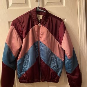 Forever 21 Multicolored Puffer Jacket